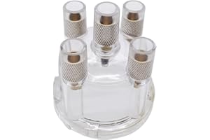 GSKMOTOR 009 Distributor Cap Clear Stock Top Mount Compatible with VW T1 Bug T2 Bus Ghia
