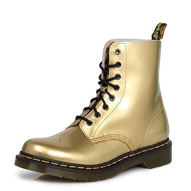 dr martens gold boots