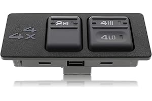 MOTOALL 4x4 Switch 4 Wheel Drive Selector Switch for Silverado GMC Sierra Tahoe Yukon 4WD Transfer Case Switch Replaces 15969