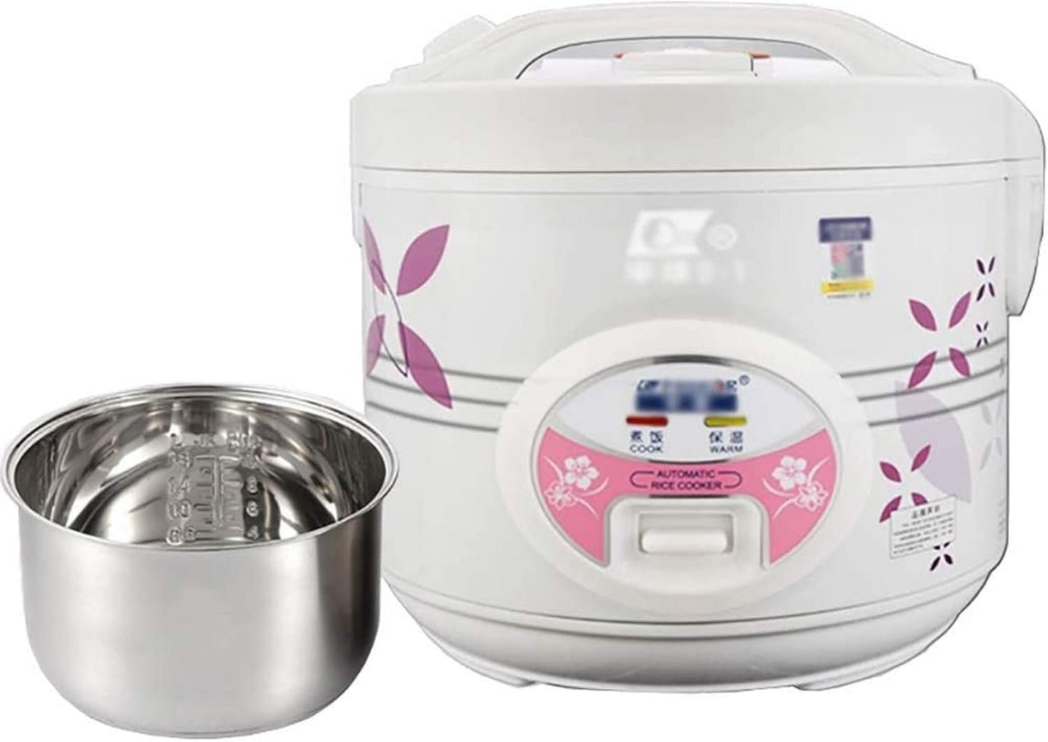 POETRY Rice Cooker Multifunctional Dormitory Rice Cooker 3L-5L Household Stainless Steel Liner Mini Rice Cooker (2-7 Person) (Size: 5L)