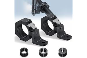 Ehaho 2 Pack UTV Whip Mount, Heavy Duty UTV Flag Mount, Adjustable Whip Light Mounting Bracket for Light Bar, Antenna, Compat