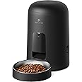 PETLIBRO Automatic Cat Feeder, Battery-operated Automatic Cat Food Dispenser with 180-Day Life, AIR Cordless Timed Pet Feeder for Cat & Dog, 2L Auto Cat Feeder, Black