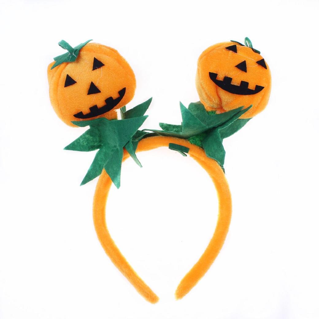 She's Shining Pumpkin Headband For Adults Cosplay Halloween Party Props Headbands Dress up Accessories