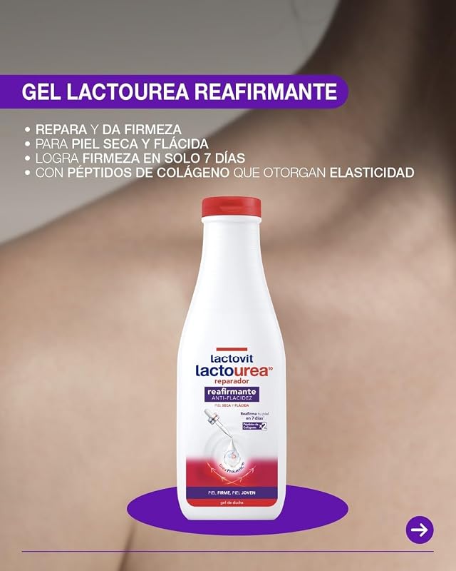 Lactourea Gel Douche raffermissant Collagène Peaux Sèches 750 ml
