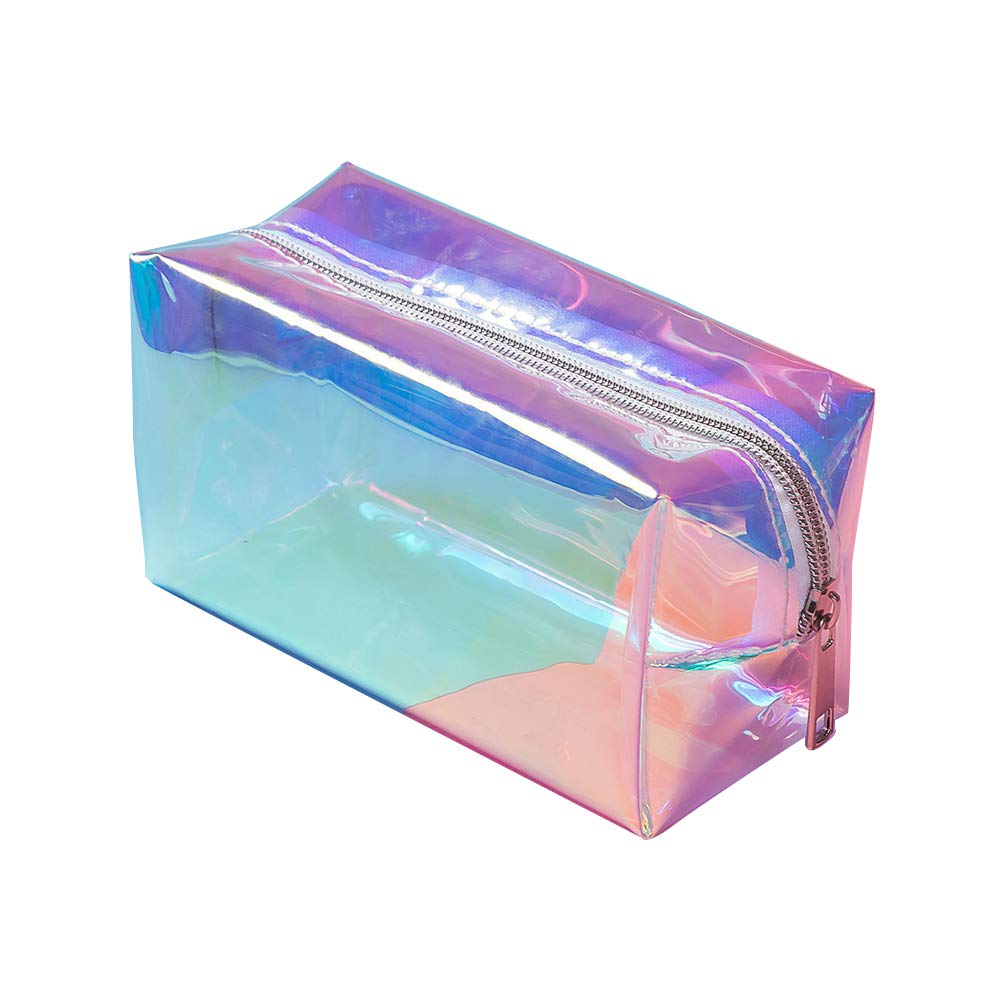 Hihey holographic makeup bag laser glitter pencil case kids school pencil case pencil case pencil case, school case student girl, pencil pouch