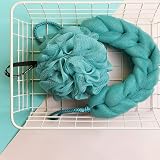 Omenluck Bath Loofahs Back Scrubber Sponge Ball Body Deep Cleaning Green Shower view 4