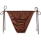 CALZEDONIA Woman's String Swimsuit Bottom Shiny Satin
