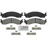 BOSCH BSD655 Severe Duty Disc Brake Pad Set - Front | Compatible with Select Dodge Ram 2500 Van, Ram 3500 Van; Ford E-250, E-350, E-450, Econoline Super Duty, F-250, F-350