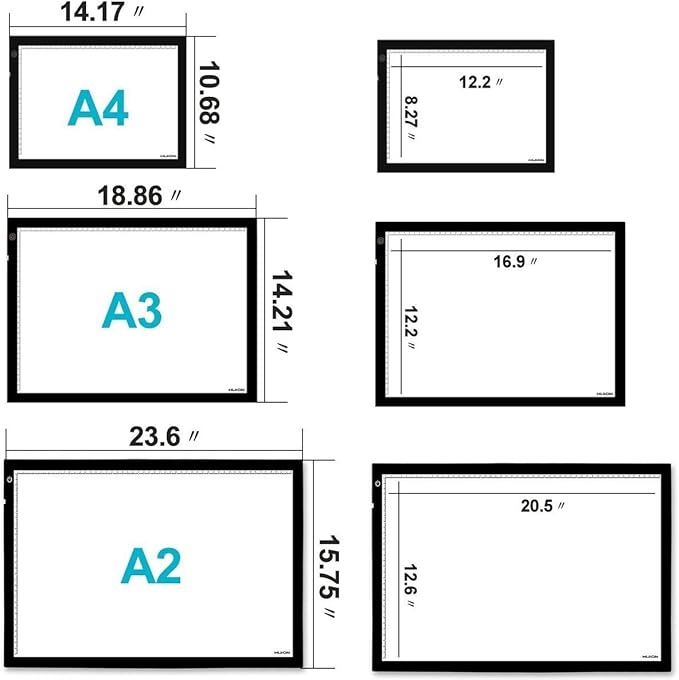 Ultra-delgada a2 caja de luz LED copia Junta dibujo Pad tabla ...