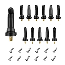 Gasedin 12 PCS TPMS 20008 Tire Valve Stem, Rubber