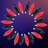 Hilitand 20Pcs Alligator Clips 28mm Insulated Electrical Test Probes view 6