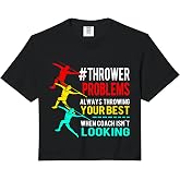 Thrower Problems Javelin Throw Comfort Colors Crop Top