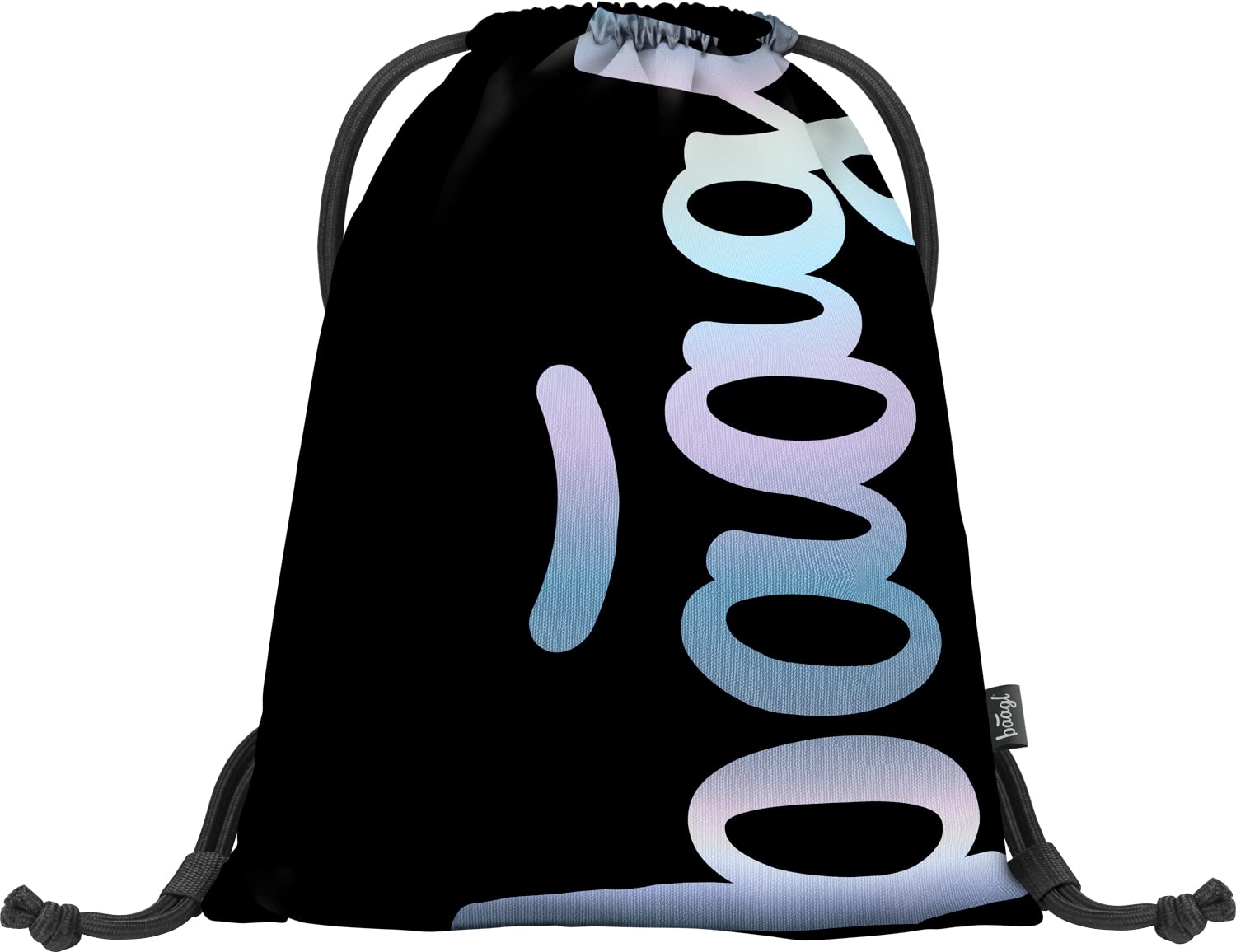 Baagl Gym Bag for Boys and Girls - Sports Bag for Boys, Children, Teenagers - School and Sports Shoe Bag, Sports Bag with Reflective Elements, Metallic Holo