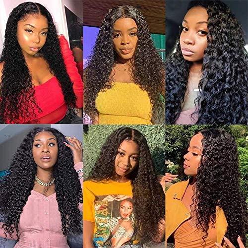 Lace-Front-Wigs-Human-Hair-Middle-Part-Curly-Wave-Lace-Front-Wigs-for-Black-Women-24-Inch-150-Density-Brazilian-Virgin-Human-Hair-Deep-Wave-Lace-Front-Wig-with-Baby-Hair-Natural-Color