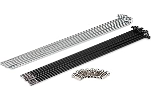 Bicycle Spokes 10Pcs Bicycle Spokes 13G/12G High Carbon Steel Spokes Bicycle Spokes Bike Spokes(Silver 12G 207mm)