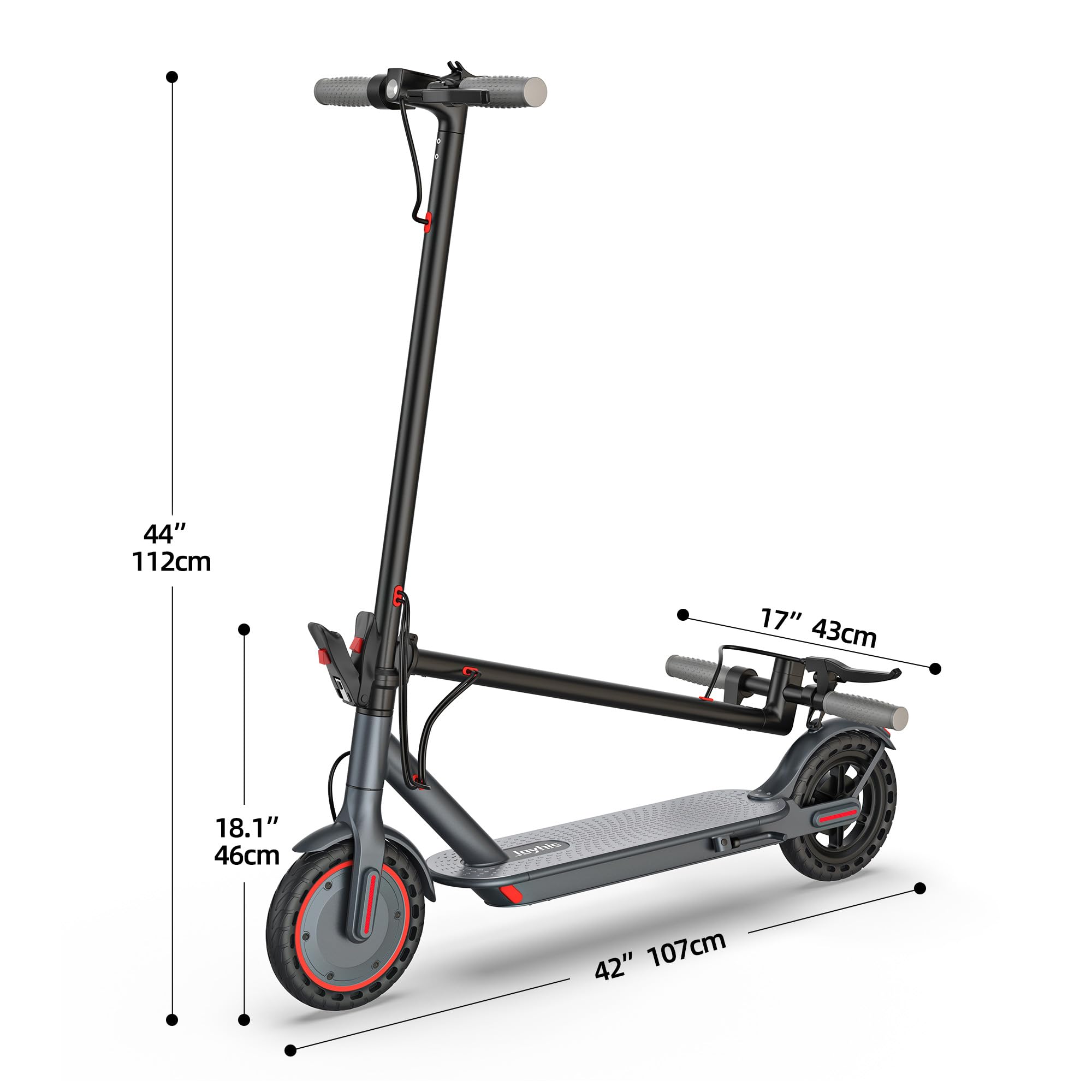 Electric Scooter Adults, Powerful 350W E-Scooter, Max 19 Mph & 15-19 Miles Range Scooters, Folding Scooters with 8.5