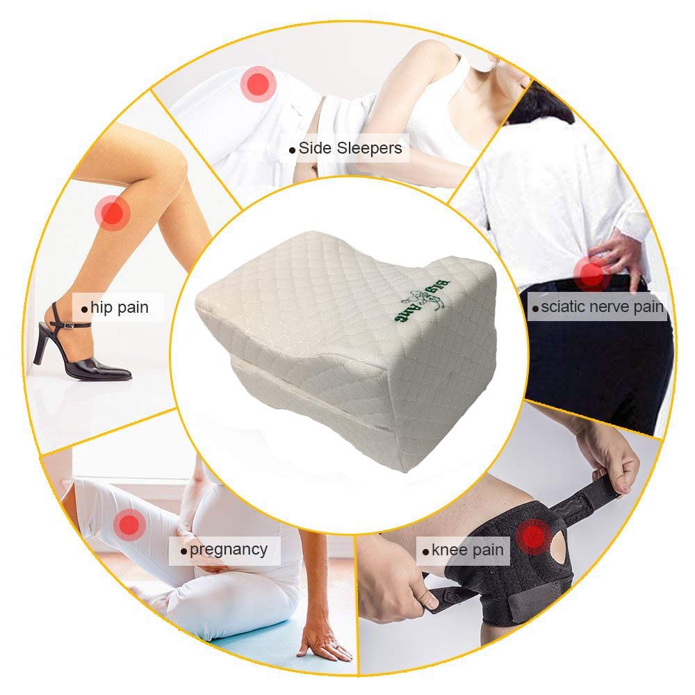 cuscino per gambe in con copertura lavabile cuscino per le gambe Dolore alla gamba alla schiena e al ginocchio Big Ant leg pillow memory foam cuscino gambe Cuscino per il ginocchio