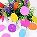 Outus Paper Round Garland, 2 Packs, 4 Meters, Assorted Colors, Circle Dots, Hanging Decorations for Birthday Party, Wedding