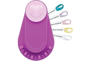 Choose Friendship, My Tiny Friendship Bracelet Maker, an American Original | 10 Pre-Cut Threads - Up to 4 Bracelets | Travel-Size Craft Kit, Kids Jewelry-Making Kit, Gifts for Girls (Grape Soda)