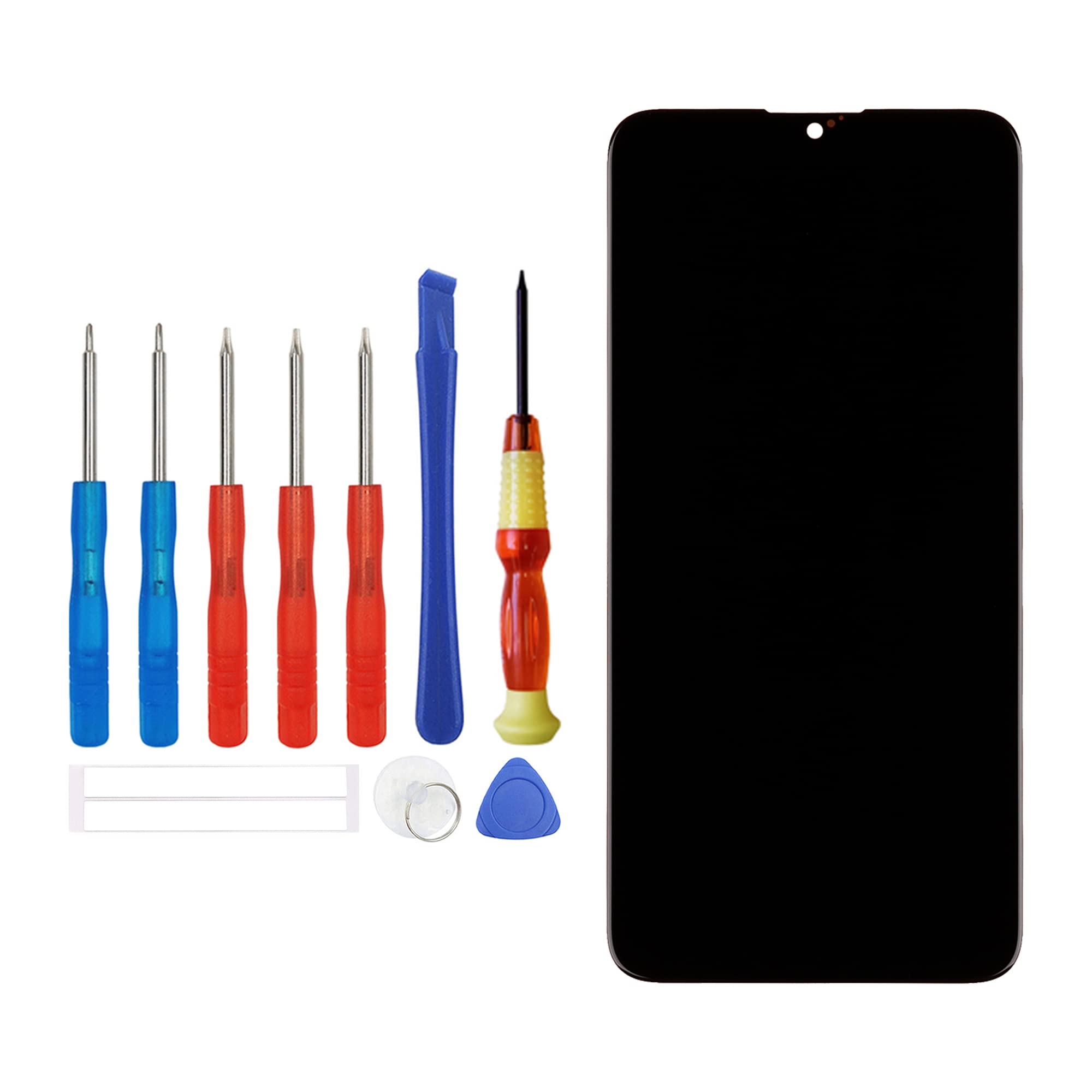 Vvsialeek LCD Display Compatible with Mi Redmi 8 M1908C3IC MI Redmi 8A MZB8458IN Replacement Part Repair LCD Touch Screen with Toolkit