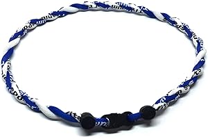 CEBUY 2 Rope Braided Tornado Titanium Sport Baseball Necklace 18"