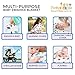 Premium Baby Swaddle Blanket to Calm Your Cranky Newborn Boy. 3 Pack Cotton Baby Blanket for Receiving, Swaddling, Nursing Covers. A Super Soft Muslin Swaddle Blanket Gift for Baby Shower.