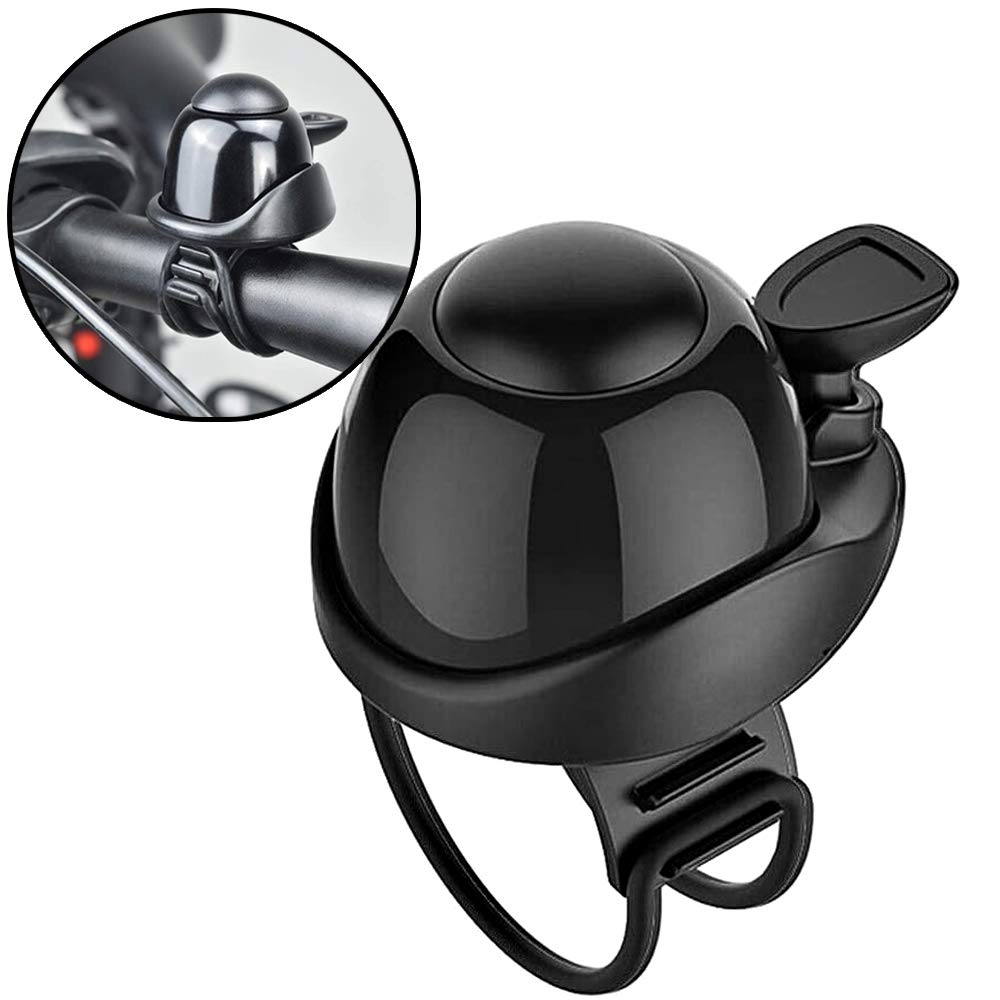 ANDERK Premium Bike Bell - Loud Crisp Clear Sound for Road, Mountain, City, Sports & Kids Bikes