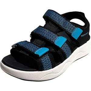 Footlogics Arch-Up Kids Orthotic Sandal, Biomechanical Arch Support and Deep Heel Cup, 3 Adjustable Velcro Straps, Boys & Gir