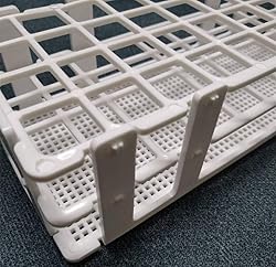 Pocomoco 3 Packs Plastic Test Tube Rack, 40 Holes