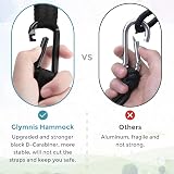 Glymnis Camping Hammock for 2 Persons Nylon Lightweight Portable with Straps view 4
