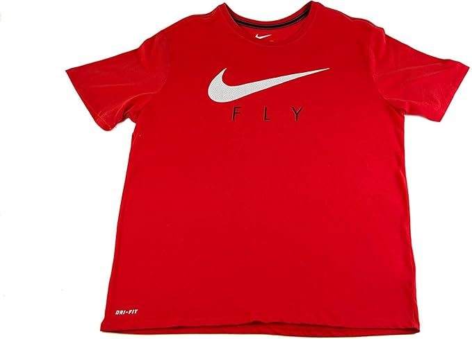 red nike graphic tees
