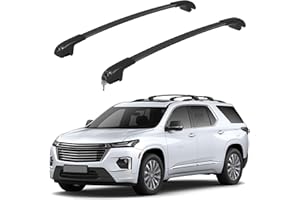 HmmtyRack 330lbs Lockable Roof Rack Cross Bars Compatible with Chevrolet Chevy Traverse 2022 2023 2024 2025 2026, Aluminum Roof Rails Crossbar for Rooftop Cargo Luggage Kayak Canoe Snowboard Rack