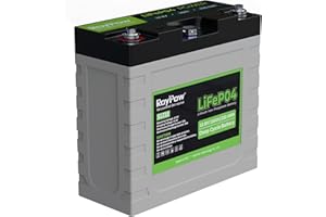 12V 18Ah Lithium LiFePO4 Battery, RoyPow 12v 18Ah LiFePO4 Battery 12v Deep Cycle 3500-8000 LiFePO4 Battery 12v Rechargeable Lithium Battery for Fish Finder, Solar System, UPS, Tool Trailer, Marine, RV