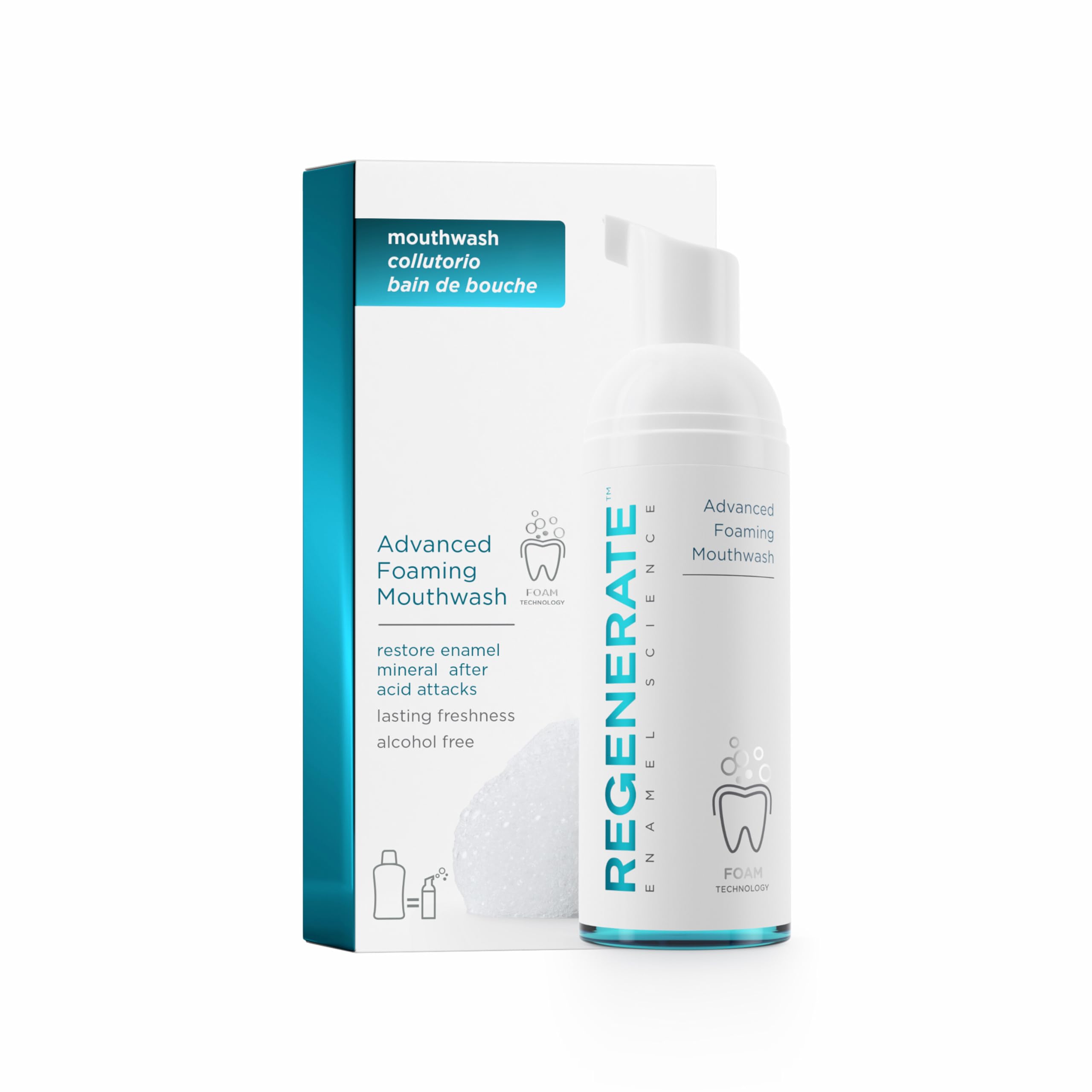 Regenerate Advanced Foaming Mouthwash Mouthwash restore tooth enamel for lasting freshness 50ml