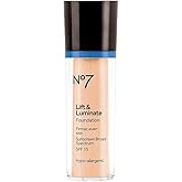 No7 Lift & Luminate Foundation - Warm Ivory