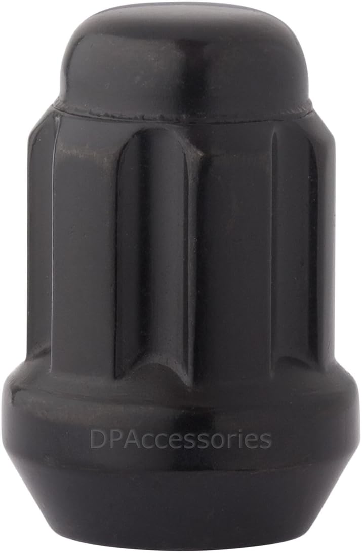 DPAccessories LCS3N8HE2BK04020 20 Black 14x1.5 Closed End Duplex Spline Tuner Lug Nuts for Aftermarket Wheels Wheel Lug Nut: Automotive