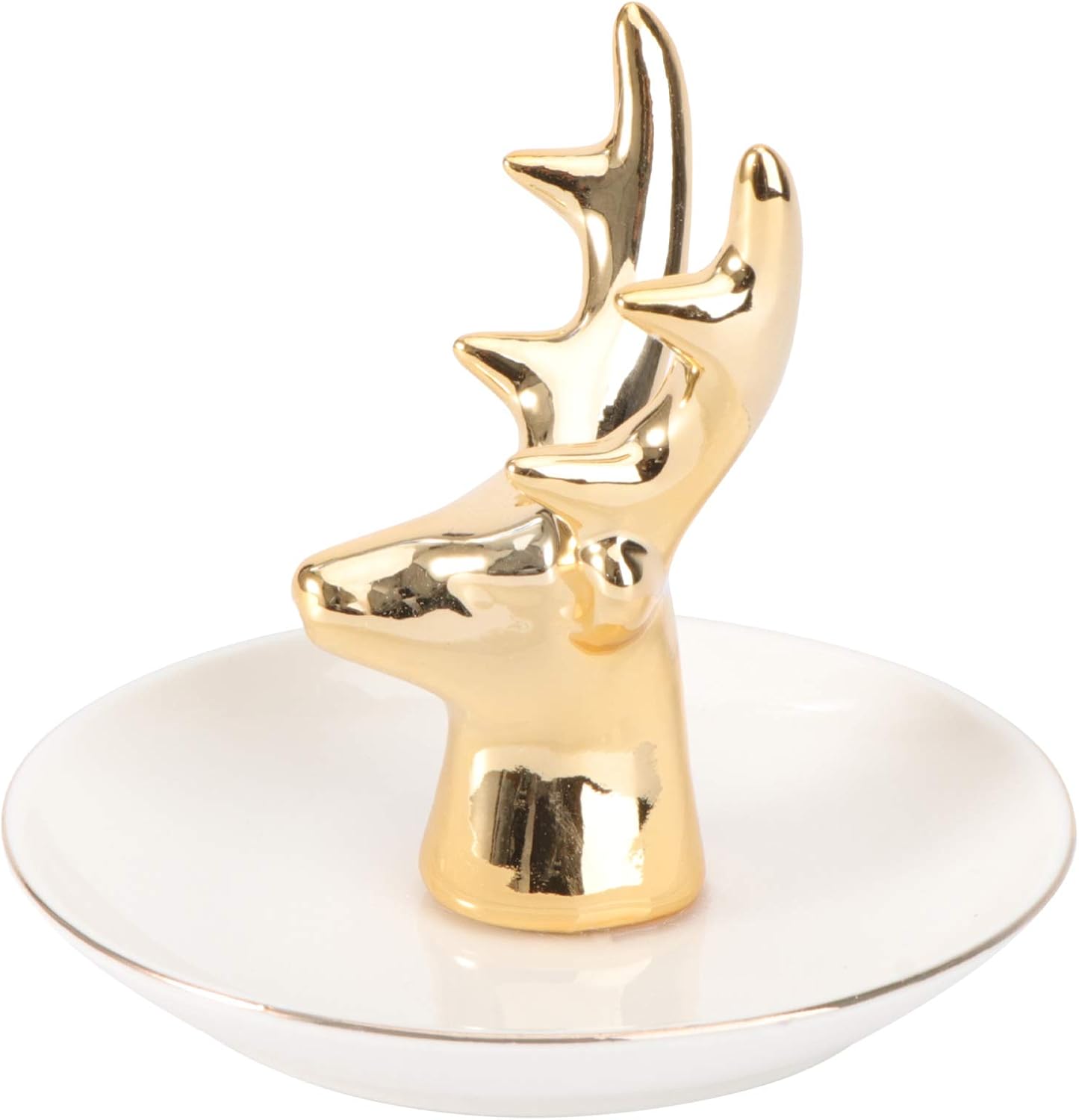 Holibanna Ceramic Jewelry Display Stand Ring Holder Creative Tray