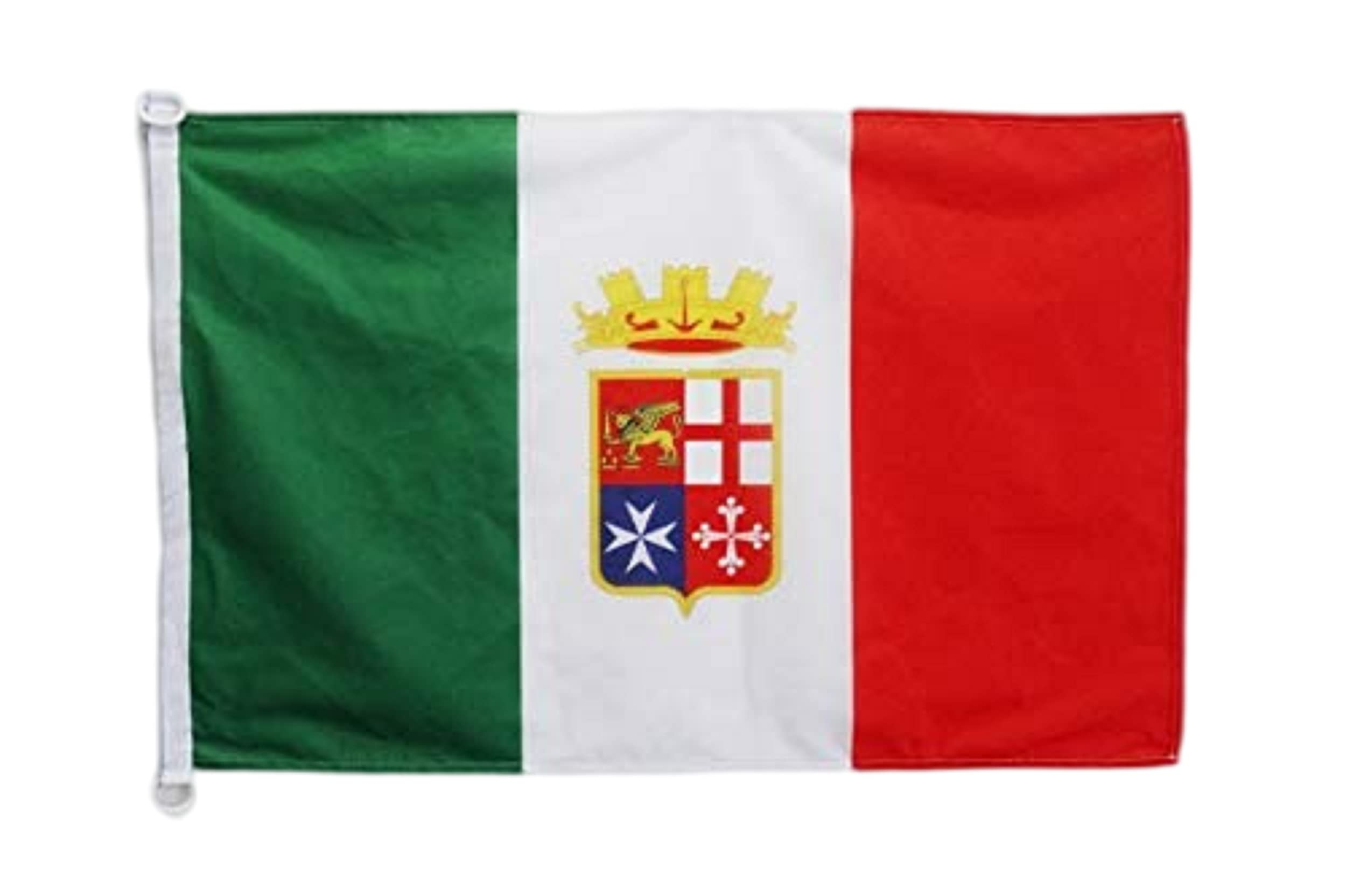AZ FLAG Italian Navy Nautical Flag 18'' x 12'', Italy Military flags 30 x 45 cm, Banner 12x18 in for boat