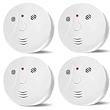 4 Pack Combination Smoke and Carbon Monoxide