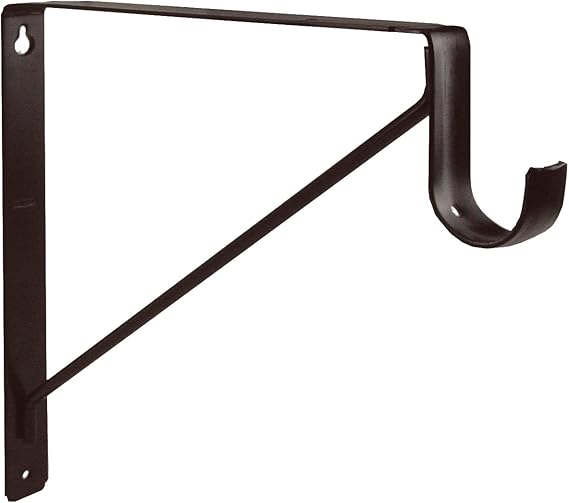 Oil Rubbed Bronze Shelf and Closet Rod Support Home & Kitchen