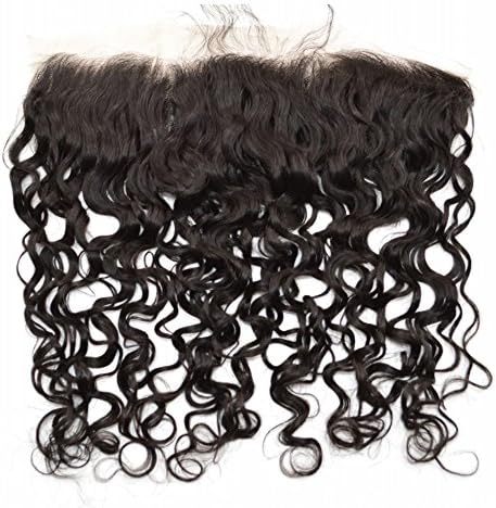 FDshine Ear to Ear Frontal Water Wave Lace Frontal Closure with Baby Hair Brazilian Hair Frontals 13x4