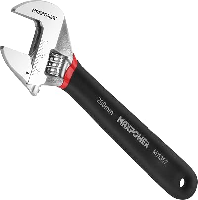 MAXPOWER Adjustable Spanner 150mm Slim Jaw 30mm Opening 2.5mm Thick
