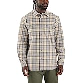Carhartt Men's 105947 Loose Fit Heavyweight Flannel Long-Sleeve Plaid Shirt