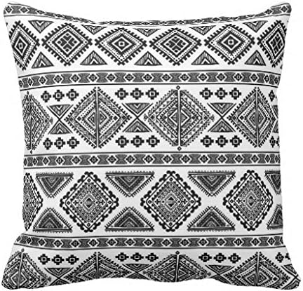 Boho Bohemia Vintage African Style (9) Theme Pillow Case Cotton Cushion Cover Sofa Decorative Square Pillowcase 20x20inch
