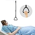 zuylikxy Bed Trapeze for Elderly，Ceiling Mounted Trapeze for Bed Mobility Transfer, Stand Ladder Bed Helper for Disabled, Elderly, Suitable for Hospital, Bedroom Bed Mobile Pull Up Aid