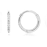Limerencia Titanium Hoop Earrings for Women,G23 Implant Grade Pure Titanium Lightweight Hoop Earrings for Women Men Sensitive Ears