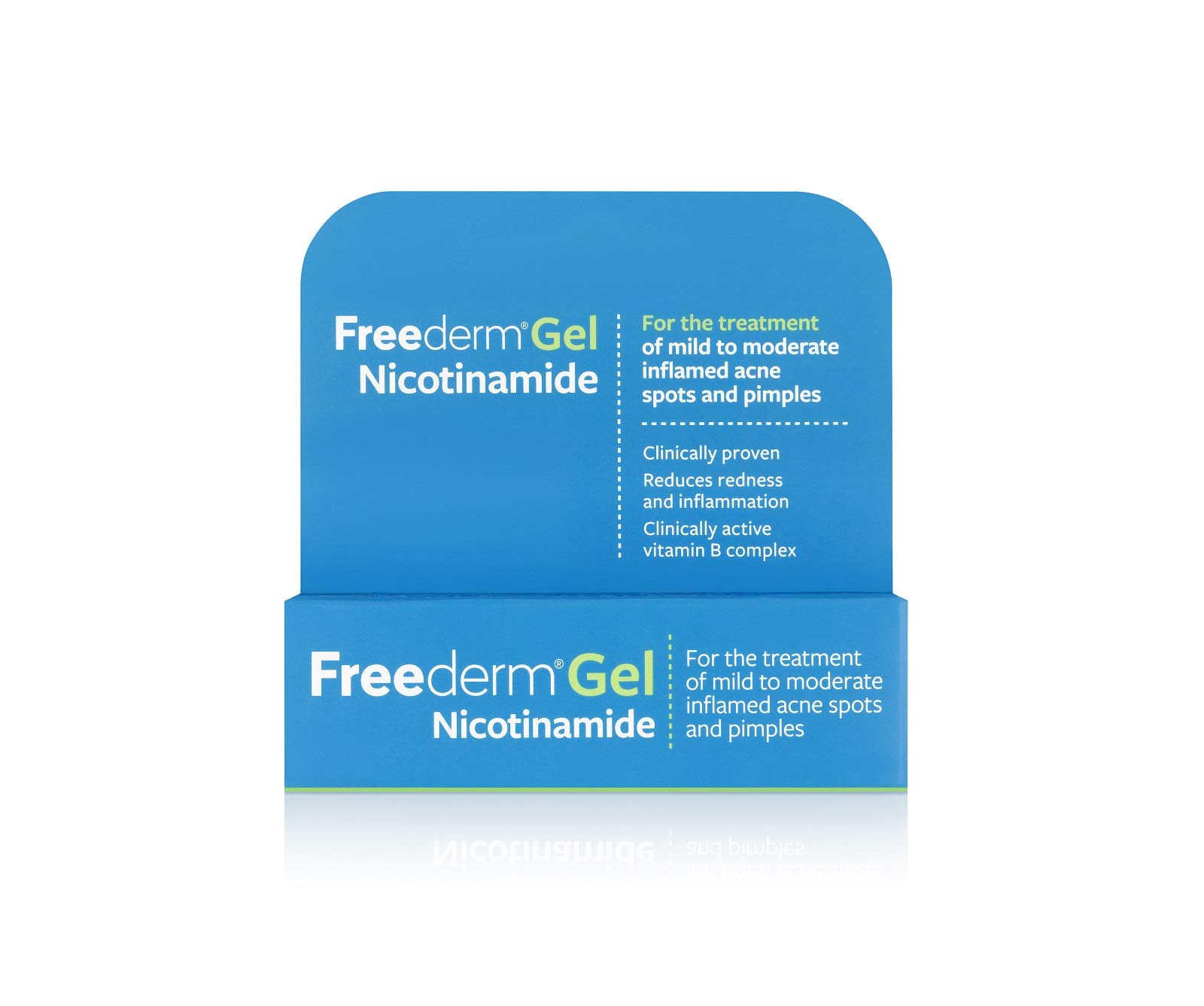 Freederm Gel With Nicotinamide. For Mild to Moderate Inflamed Acne Spots and Pimples. 10g
