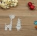 Singleluci Animal Set Cutting Dies Stencil Frame Metal Template DIY Paper Card 1 Pc (J)