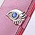 iPhone 5C Case, JCmax [Eagle Eye Design] Premium PU Leather Case [Build In Stand] Bling Magnetic Closure With Ultra Slim Skin For iPhone 5C - Red