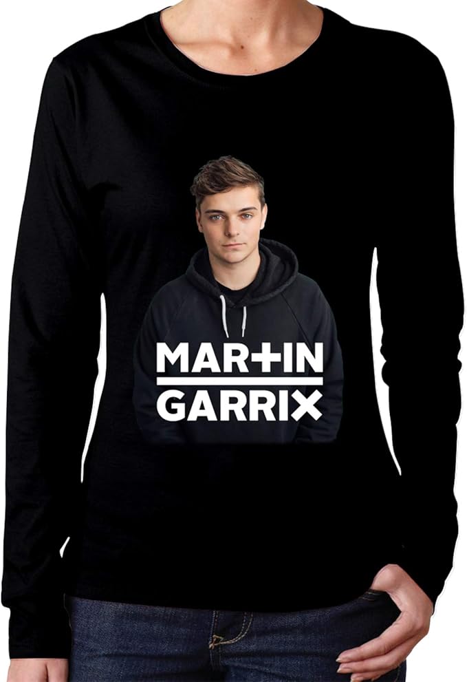 Martin Garrix T Shirts Woman Long Sleeve Cotton Shirt Sport ONeck Tshirts Clothing